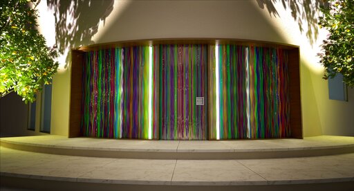 Portal de entrada y puertas.