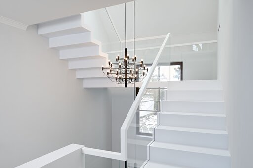 Faltwerktreppe aus Corian - Siller Treppen Muenchen Corian Treppe klein