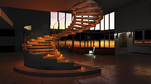Cobra Objekt - individuell Objekt Designtreppe keya Residenz