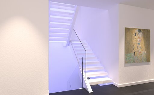 escalera de corian