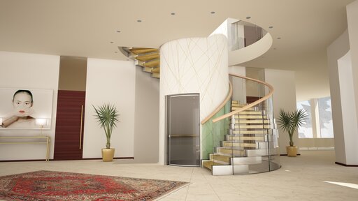 Cora Gold - the golden cobra Treppe 2